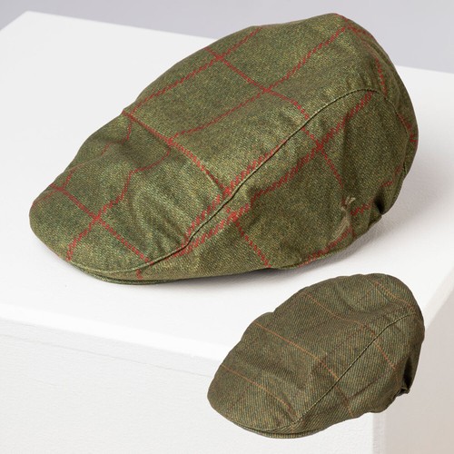 Men tweed print flat - men's,