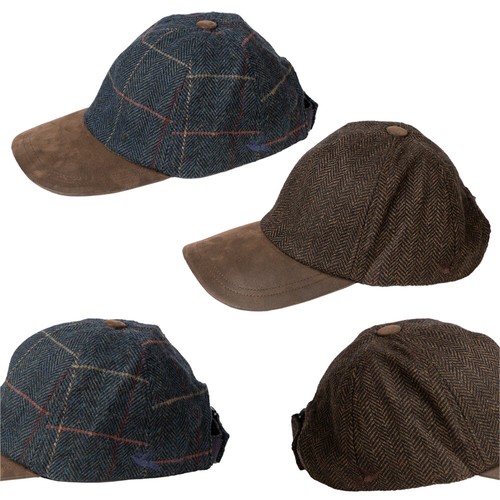 Men tweed baseball cap - tweed,