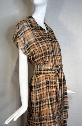 2021 akris sheer plaid organza - akris,
