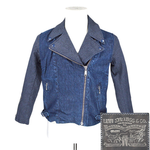 Levi denim jean asymmetrical - denim,