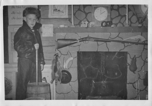 Vintage young boy country - young,